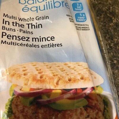 Compliments Balance In The Thin Buns 70 g, Nutrition Information Innit