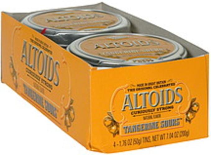 Altoids Tangerine Sours 4 ea, Nutrition Information Innit