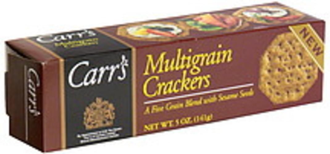 Carrs Multigrain Crackers 5 Oz Nutrition Information Innit Carrs Multigrain Crackers 5 Oz Nutrition Information Innit