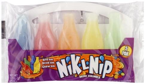 Nik L Nip Mini Drinks 0 5 Oz Nutrition Information Innit Nik L Nip Mini Drinks 0 5 Oz Nutrition Information Innit