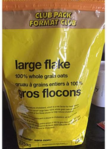 No Name Large Flake Whole Grain Oats - 40 g