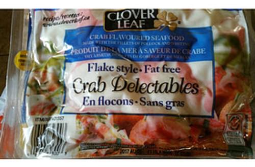 Clover Leaf Flake Style Crab Delectables - 60 g, Nutrition ...