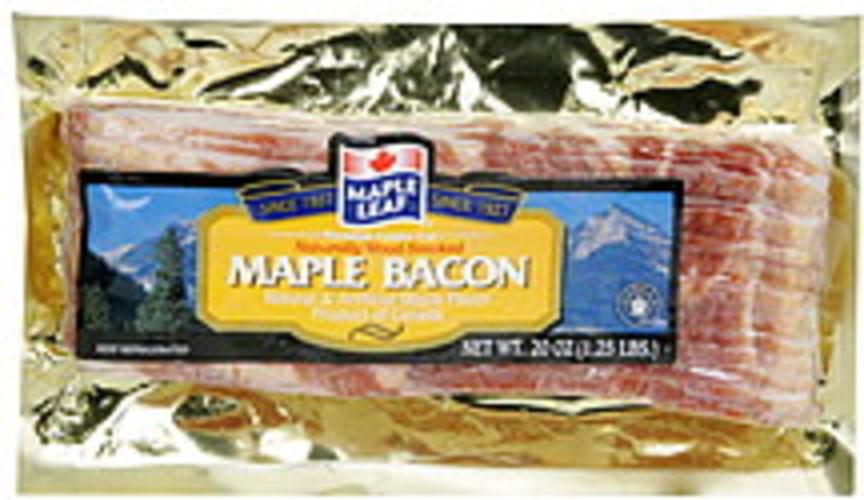 Maple Leaf Naturally Wood Smoked Maple Bacon 20 Oz Nutrition Information Innit Maple Leaf Naturally Wood Smoked Maple Bacon 20 Oz Nutrition Information Innit