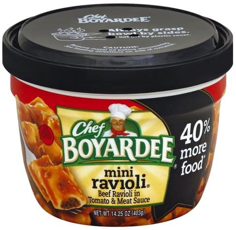 Chef Boyardee Mini Ravioli - 14.25 oz, Nutrition Information | Innit