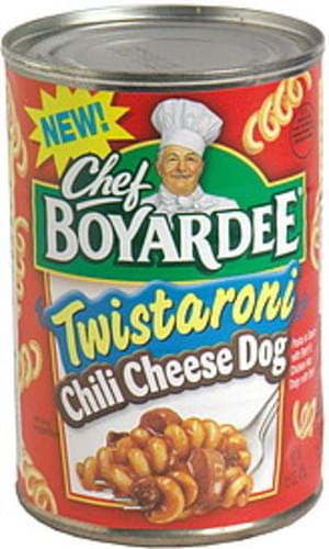 Chef Boyardee Chili Cheese Dog Twistaroni - 15 oz, Nutrition ...