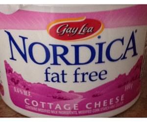 Gay Lea Nordica Fat Free Cottage Cheese 125 G Nutrition