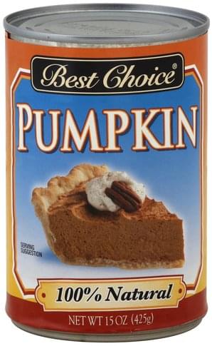 Best Choice Pumpkin - 15 oz
