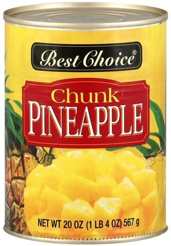 Best Choice Chunk Pineapple - 20 oz