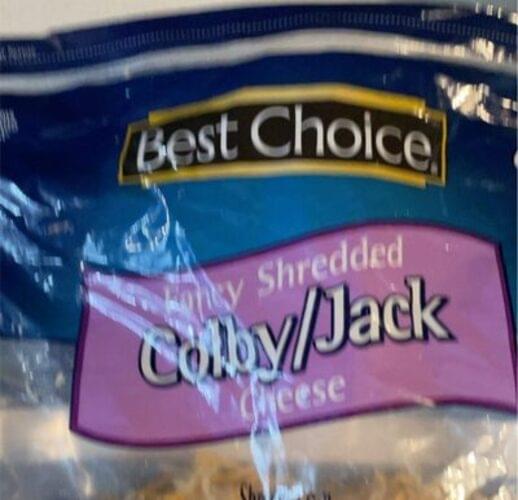 Best Choice Fancy Shredded Colby Jack Cheese 28 g, Nutrition