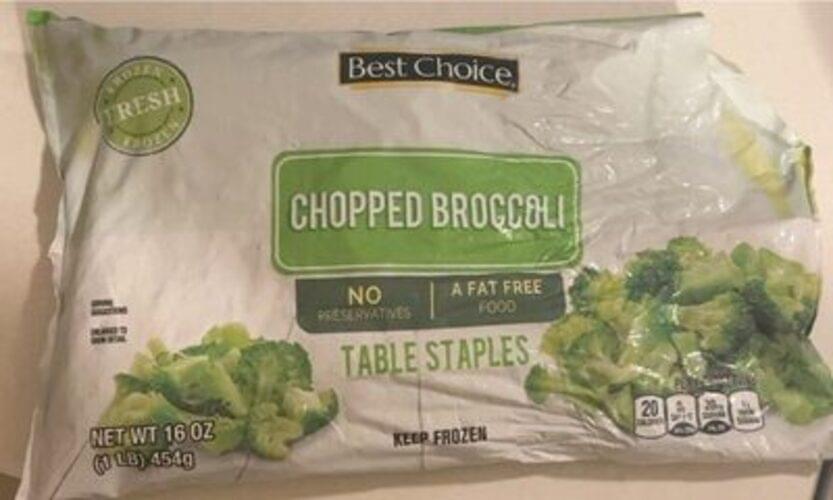 Best Choice Chopped Broccoli 85 g, Nutrition Information Innit