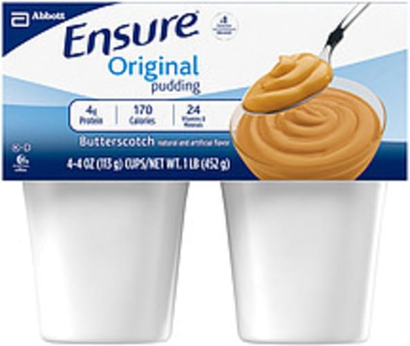 Ensure Original Butterscotch Pudding 16 oz, Nutrition Information Innit