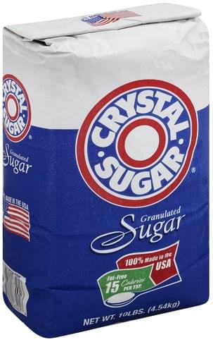 Crystal Sugar Granulated Sugar - 10 lb