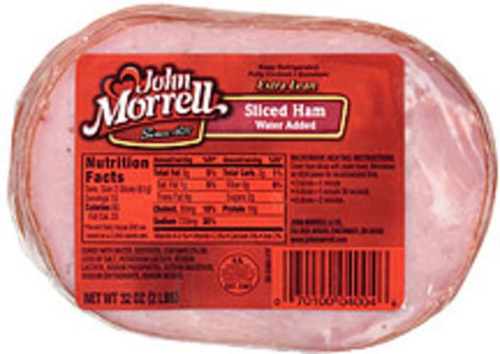 John Morrell Sliced Ham 32 oz, Nutrition Information Innit