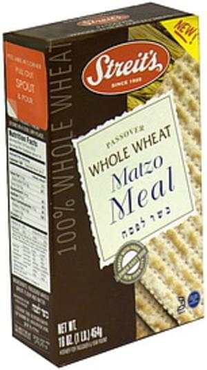 Streit's Whole Wheat Matzo Meal - 16 oz