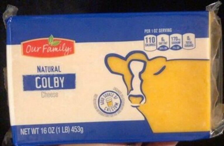 Our Family Colby Cheese 16 oz, Nutrition Information Innit