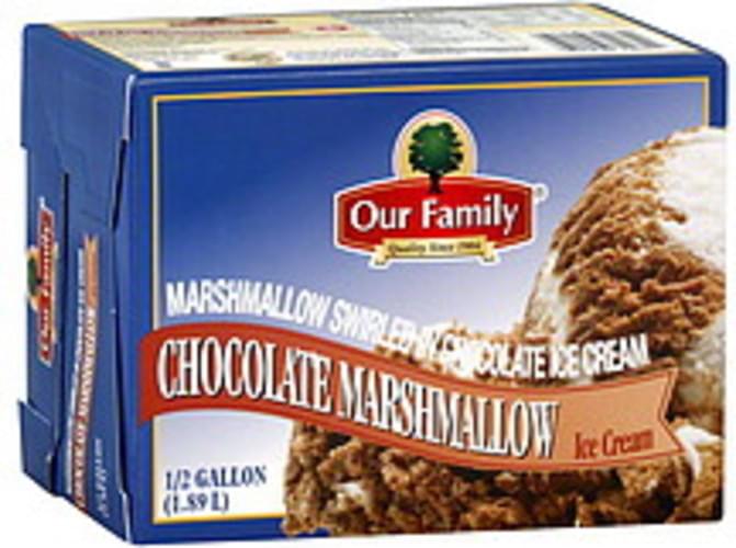 Our Family Chocolate Marshmallow Ice Cream 0.5 gl, Nutrition