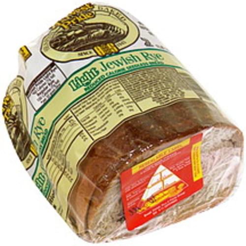 Harvest Pride Seedless Light Jewish Rye Bread 1 lb, Nutrition
