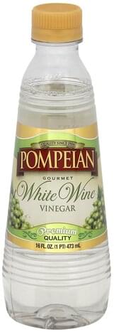 Pompeian Gourmet, White Wine Vinegar - 16 oz