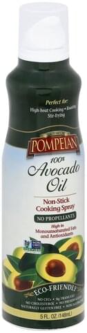 Pompeian Non-Stick, 100% Avocado Oil Cooking Spray - 5 oz