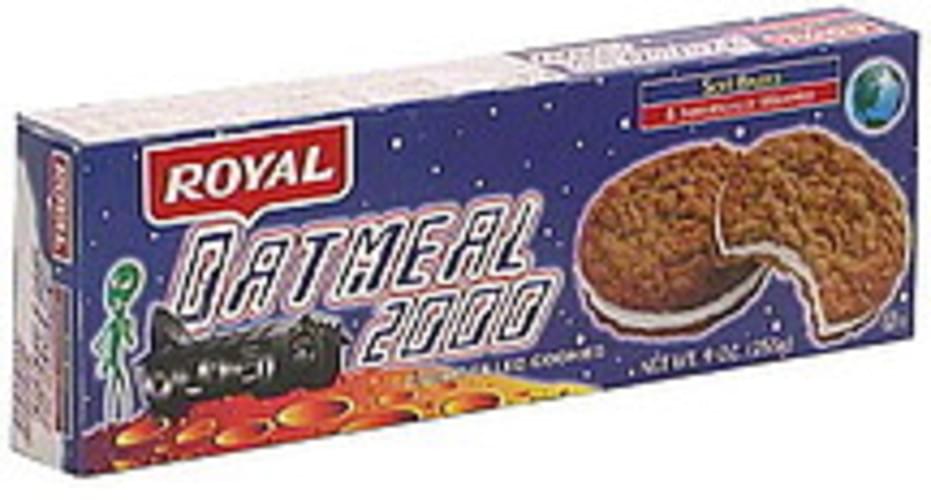 Royal Oatmeal 2000 Creme Filled Cookies 8 ea, Nutrition Information