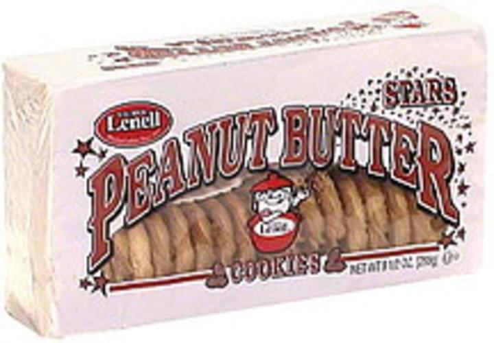 Lenell Peanut Butter Stars Cookies 9.5 oz, Nutrition Information Innit