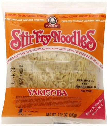 Fortune Yakisoba Stir Fry Noodles - 7.32 oz, Nutrition Information | Innit
