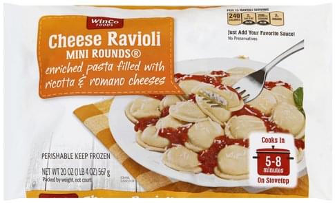 Winco Foods Mini Rounds Cheese Ravioli - 20 oz