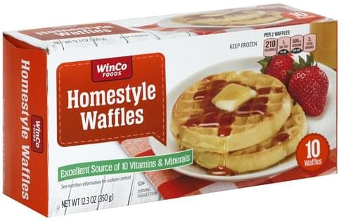 Winco Foods Homestyle Waffles - 10 ea