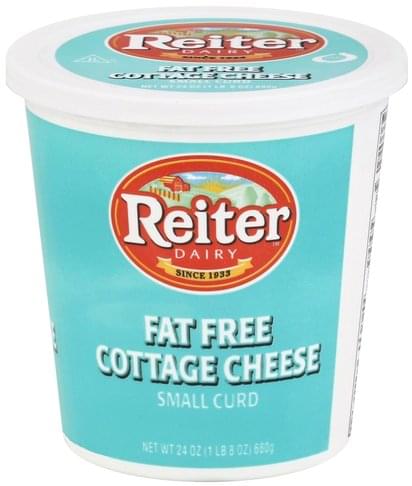 Reiter Dairy Small Curd Fat Free Cottage Cheese 24 Oz