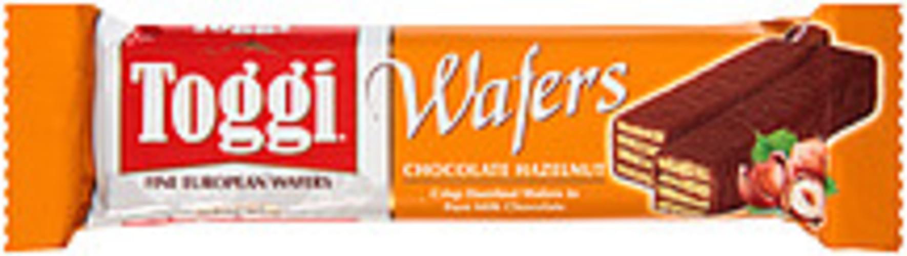 Toggi Fine European Wafers Chocolate Hazelnut Wafers 1.75 oz