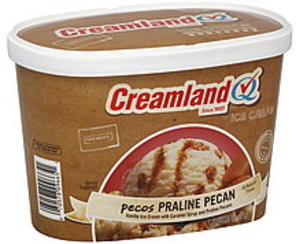 Creamland Pecos Praline Pecan Ice Cream 1.5 QT, Nutrition Information