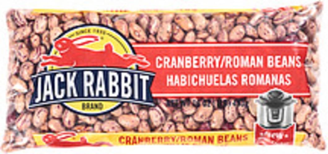 Jack Rabbit Cranberry Roman Beans - 16 oz