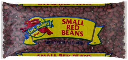Jack Rabbit Small Red Beans - 16 oz
