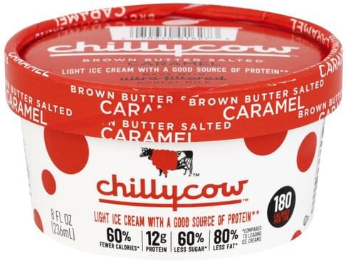 Chillycow Light, Brown Butter Salted Caramel Ice Cream - 8 oz