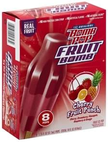 Bomb Pop Fruit Ice Pop Cherry Fruit Punch