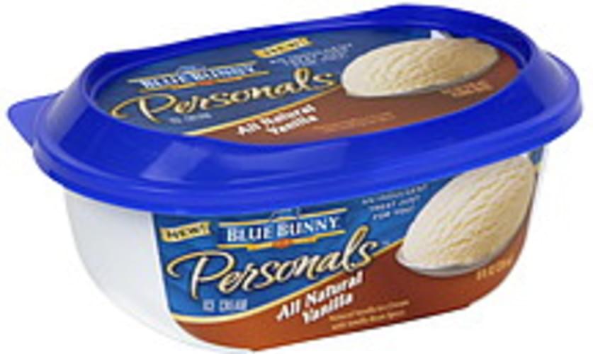 Blue Bunny All Natural Vanilla Ice Cream 8 oz, Nutrition Information Innit