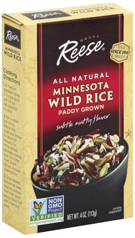 Reese Minnesota, Paddy Grown, Subtle Nutty Wild Rice - 4 oz
