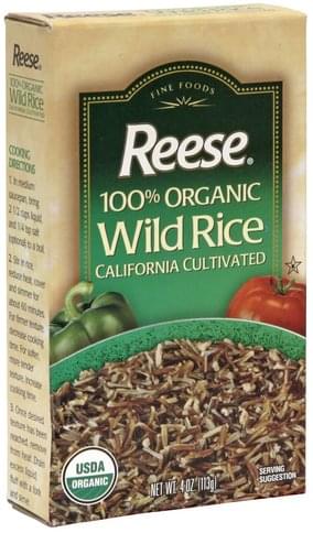 Reese 100% Organic Wild Rice - 4 oz