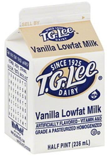 TG Lee Lowfat, Vanilla Milk  pt, Nutrition Information | Innit