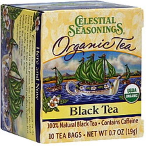 Celestial Seasonings Black Tea Organic Tea 10 ea, Nutrition