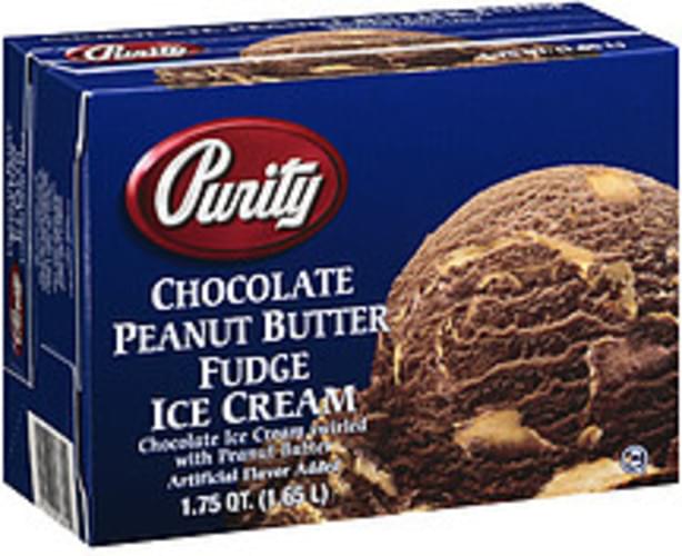 Purity Chocolate Peanut Butter Fudge Ice Cream 1.75 QT, Nutrition Information Innit