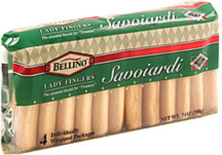 Bellino Savoiardi Lady Fingers 4 ea, Nutrition Information Innit