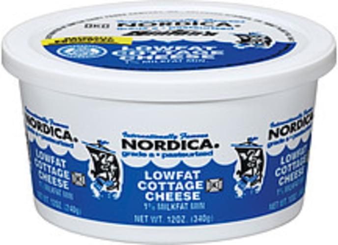 Nordica Lowfat Cottage Cheese 12 oz, Nutrition Information Innit