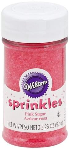 Wilton Pink Sugar Sprinkles - 3.25 oz