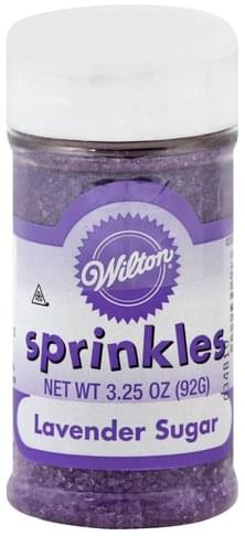 Wilton Lavender Sugar Sprinkles - 3.25 oz, Nutrition Information | Innit