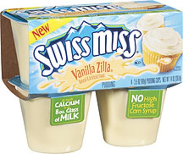 Swiss Miss Vanilla Zilla 3.5 Oz Pudding 4, Nutrition Information Innit