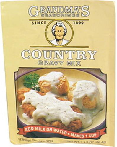 Grandmas Country Gravy Mix 1 25 Oz Nutrition Information Innit Grandmas Country Gravy Mix 1 25 Oz Nutrition Information Innit