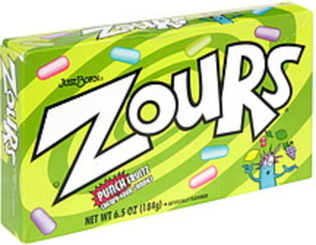Zours Punch Fruitz Chewy Sour Candies 6.5 oz, Nutrition Information