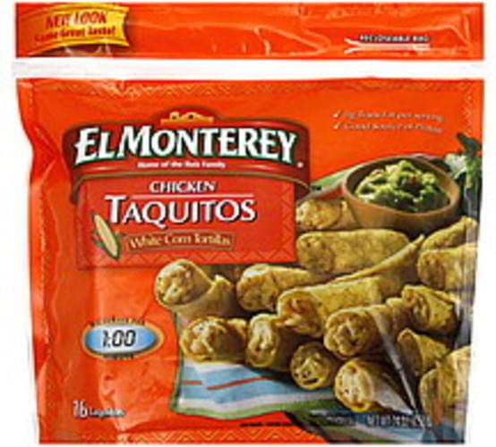 El Monterey Chicken Taquitos 16 ea, Nutrition Information Innit