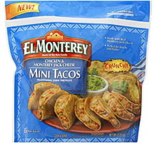 El Monterey Chicken & Monterey Jack Cheese Mini Tacos 15 ea